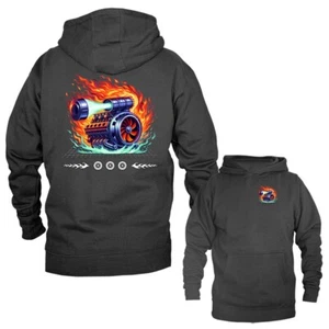 Sudadera con Capucha Turbo Charge Importada Ajustada Personalizada Gráfica de Coche Deportivo - Imagen 1 de 10