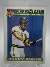 1991 Topps Barry Bonds Baseball Card #401 Nm-Mint FREE SHIPPING