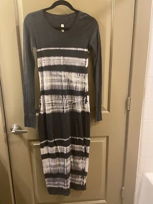 raquel allegra cotton blend grey colorblock dress sz 1 (item A11) - Image 1 of 4
