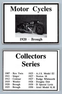 Brough - 1920 Motorcycles Collectors Series Card - Picture 1 of 1