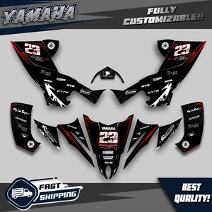 Yamaha YFZ450R Graphics Kit 2014-2025 Decals ATV Glossy Finish Custom Stickers - Picture 1 of 6