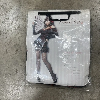 Paper Magic - Beso Francés - Dama de España - Disfraz Mujer, Negro/Rojo, Grande Foto 1 de 4