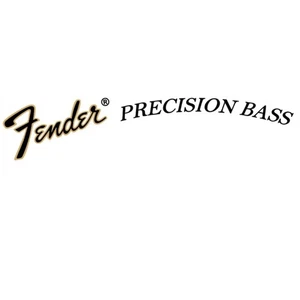 Präzisions-Bass Headstock Aufkleber Wasserrutsche für Bassgitarre NEU nichtmetallisch - Bild 1 von 1