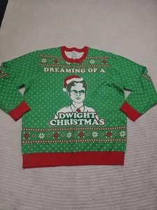 Tipsy Elves The Office Sweater Womens 2X Ugly Dreaming Of A Dwight Christmas - Picture 1 of 6