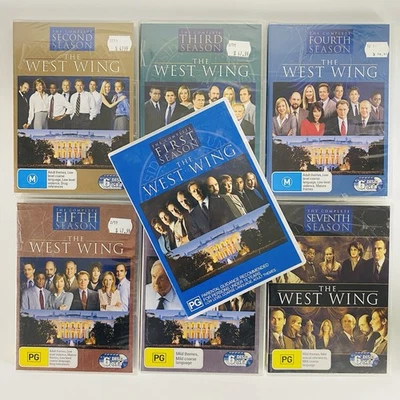 The West Wing : Series 1-7 (DVD). Series 1 VGC. Series 2-7 NEW/SEALED. Region 4. - image 1 of 4