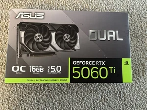 ASUS Dual GeForce RTX 5060 Ti OC Edition – 16GB GDDR7 Graphics Card never opened - Picture 1 of 7