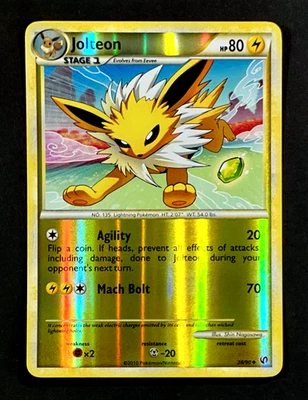 2010 Pokemon JOLTEON Undaunted REVERSE HOLO Foil HeartGold SoulSilver Card 28/90 - Image 1 of 4