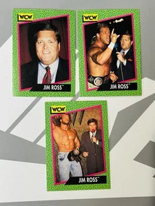 1991 WCW Impel Jim Ross 3 Karten Lot - Bild 1 von 1