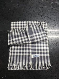 Toalla de cocina vintage Cannon 15" x 30" gingham check kitsch retro nueva sin etiquetas - Imagen 1 de 4