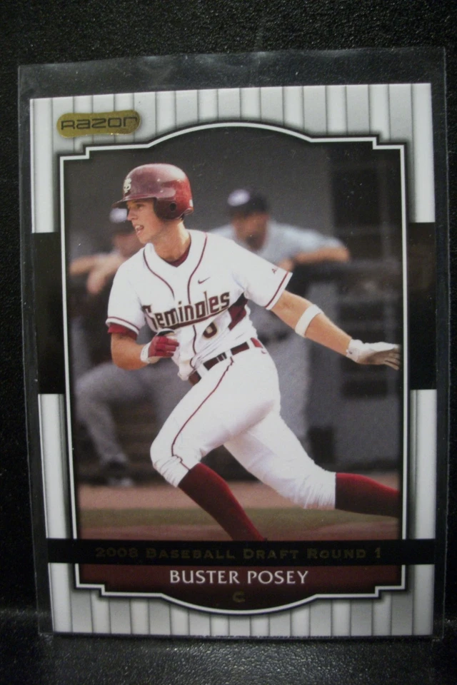 BUSTER POSEY 2008 Razor #5 Giants prospect - Image 1 of 1
