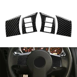 Cubierta de embellecedor interior de fibra de carbono real para Nissan 350Z 2006-09 4 piezas - Imagen 1 de 10