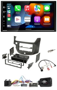 Kenwood DAB USB Bluetooth 2DIN Lenkrad Autoradio für Honda Jazz ab 14 dunkelgrau - Bild 1 von 11