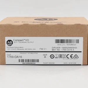 Allen-Bradley 1769-OA16 CompactLogix 16 Pt 240VAC D/O Module New Factory Sealed - Picture 1 of 3