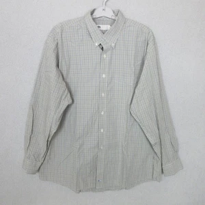Onward Reserve Button Down Shirt Mens XL Light Plaid Classic Fit Non Iron Preppy - Picture 1 of 8