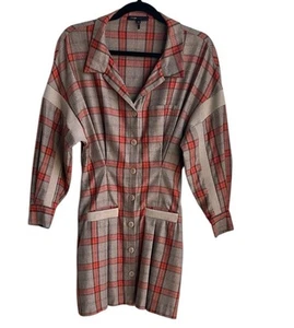 Maje Ravellino Plaid Dress Small - Picture 1 of 15