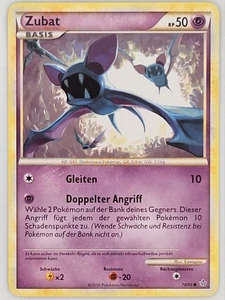 Zubat 70/95 Pokemon - German HGSS Unleashed MP - Picture 1 of 2