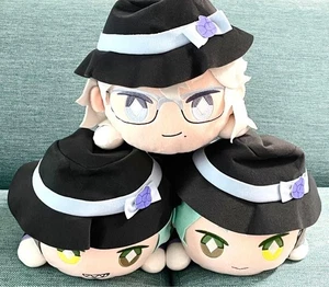 Disney Twisted Wonderland Mega Jumbo GRANDE Nesoberi Peluche Azul Jade Floyd Set di 3 - Foto 1 di 13