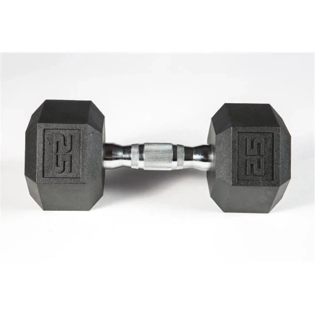 York Barbell 37009 York Premium Pvc Hexagonal Mancuerna con Cromo Ergo - 25... Foto 1 de 1