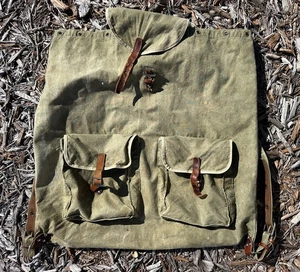 Backpack Soviet Tallinn Tourist Army Military Soldier Fishing Hunting USSR VTG - Picture 1 of 13