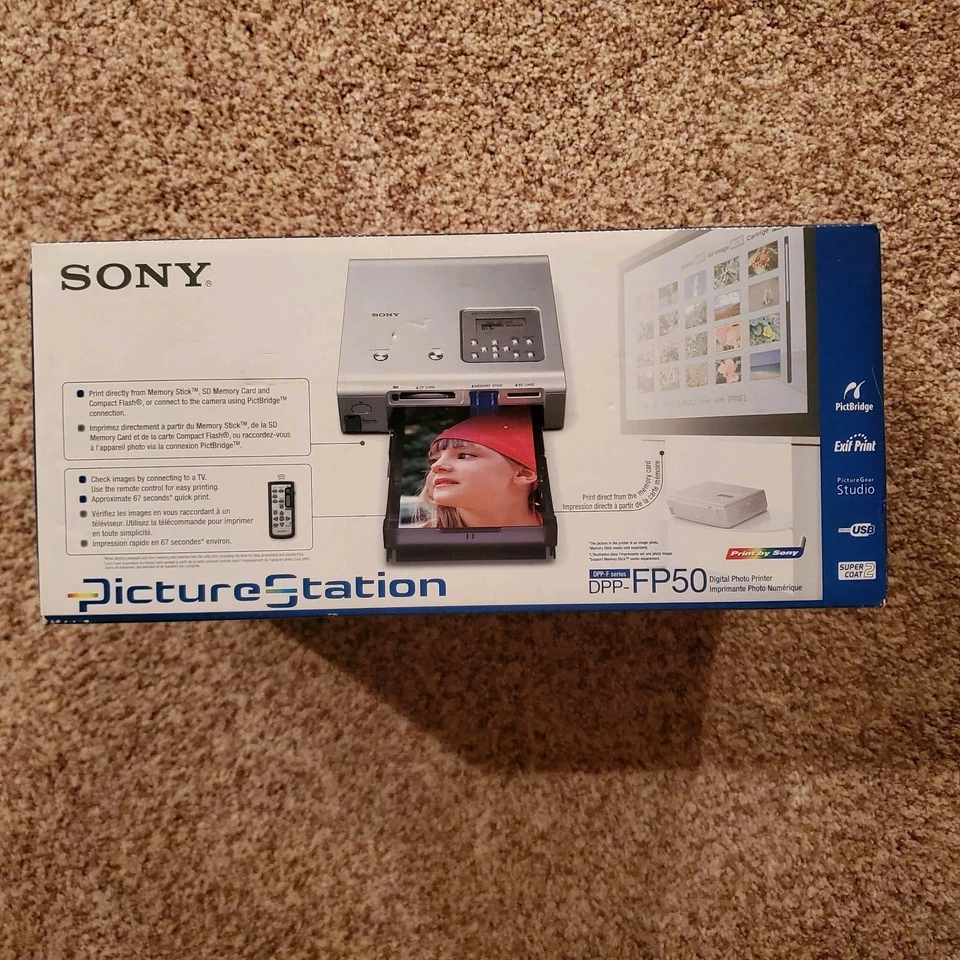 Sony Picture Station DPP-FP50 Digital Photo Printer - New, Complete in Box - Image 1 of 4