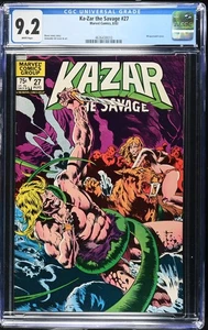 Ka-Zar the Savage #27 CGC 9.2 Marvel Comics 1983 Bruce Jones Armando Gil - Picture 1 of 2