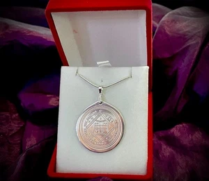 Sterling Silver 4th Pentacle of Venus for Love Talisman Amulet King Solomon - Bild 1 von 3