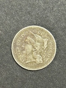 1867 3 Cent Nickel LOW Shipping!!! - Picture 1 of 2