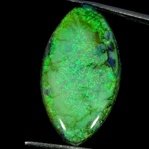 8.30 Cts Lab-Created Sterling Monarch Opal Marquise Cabochon 14X25X5MM - Picture 1 of 6