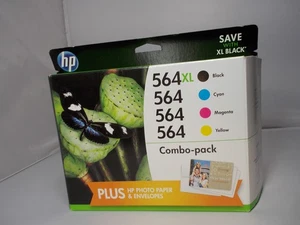 Original HP 564 Kombipack dreifarbige Tintenpatronen Verwendbar bis 8/2017 versiegelt kostenloser Versand - Bild 1 von 13