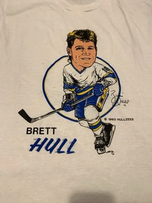 Camiseta de hockey vintage de los 90 St Louis Blues Brett Hull puntada única talla XL Foto 1 de 4