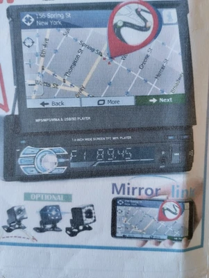 AUTORADIO 1DIN 7 POLLICI NUOVO GPS RDS  TELECAMERA - Immagine 1 di 4