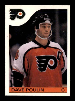 1985 O-Pee-Chee #128 Dave Poulin UER   NM/NM+ X3368821 - Image 1 of 3