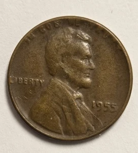 1955 Poor Man's Double Die - Picture 1 of 7