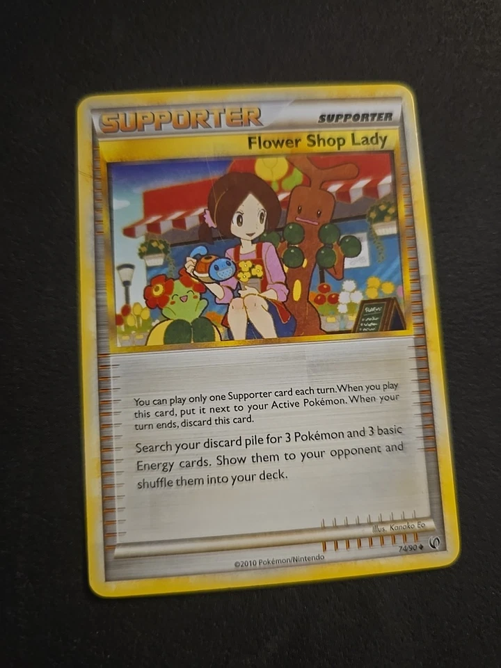 Pokemon TCG - Flower Shop Lady 74/90 - HGSS Undaunted - Image 1 of 2