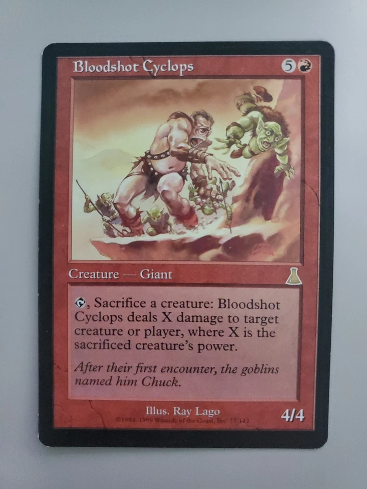 MTG Bloodshot Cyclops Urza's Destiny Regular Rare LP - Image 1 of 1