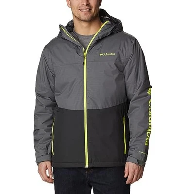 (TG. M) Columbia Point Park Insulated Jacket, Giacca Invernale Uomo, City Grey/S - Immagine 1 di 4