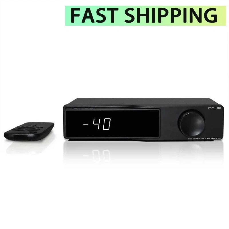 SMSL PA40 HiFi Digital Power Amp 165Wx2 Low Noise MA5332 Class D EQ Adjustment - Image 1 of 4