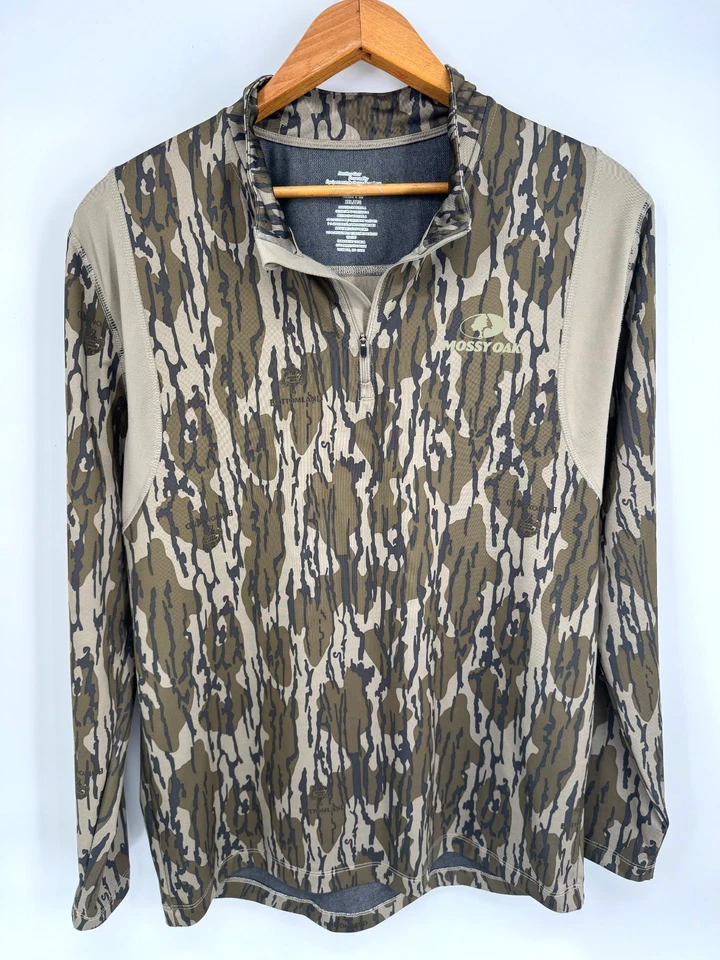 New Mossy Oak Bottomland Kenai Camo Green Hunting Gear Pullover CHO Elite Sz XXL - Image 1 of 4