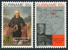 Surinam 598-599,599a,MNH.Michel 985-986,Bl.33. Father Petrus Donders.Map.1982.