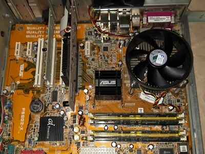 Combo MB Asus P5GD2X + CPU Pentium4 + 4GB RAM + 3 CPUs Extra + Video Card + LAN - Immagine 1 di 4