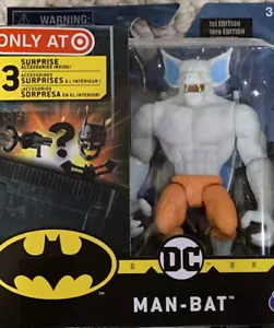 Nuevo Batman Series DC Spin Master Hombre-Bat Exclusivo Objetivo 4"" Cruzado Encapado - Imagen 1 de 1