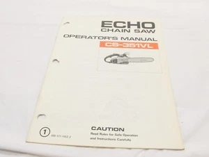 Echo Kioritz Kettensäge CS-351VL Bedienungsanleitung - Bild 1 von 5