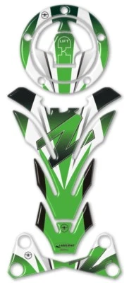 LABELBIKE ADESIVI 3D gel PROTEZIONE compatibile per MOTO KAWASAKI Z750 Z1000 Z 750 Z 1000