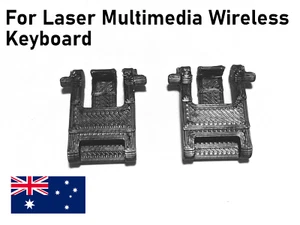 Laser Multimedia Wireless Keyboard Combo Replacement Feet Leg Stand (1 pair) - Picture 1 of 6