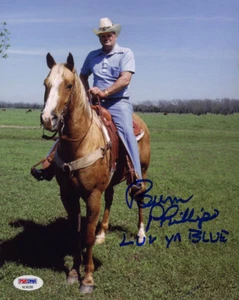 Bum Phillips SIGNED 8x10 Photo Luv Ya Blue Houston Oilers PSA/DNA AUTOGRAPHED - Picture 1 of 1