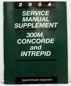 OEM 2004 Chrysler 300M/Intrepid/Cconcorde Service Manual Supplement - 1 Volume - Foto 1 di 2