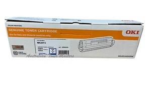 OKI MC873 Genuine Cyan Toner Cartridge 45862830 - Picture 1 of 4