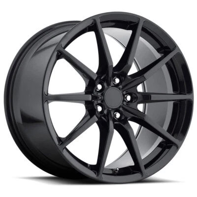 19x10 F | 19x11 R MRR M350 5x114.3 +40/55 Gloss Black Wheels (Set of 4) - Image 1 of 3