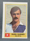 Panini 76/77 Euro Football Sticker Number 123, "Ruedi Elsener" Unused.