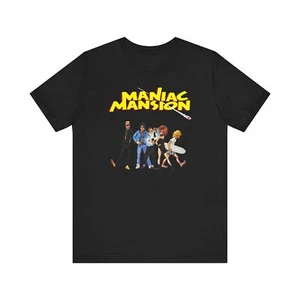 Maniac Mansion NES Pixel Art Retro Style Unisex Kurzarm Tee T-Shirt - Bild 1 von 29